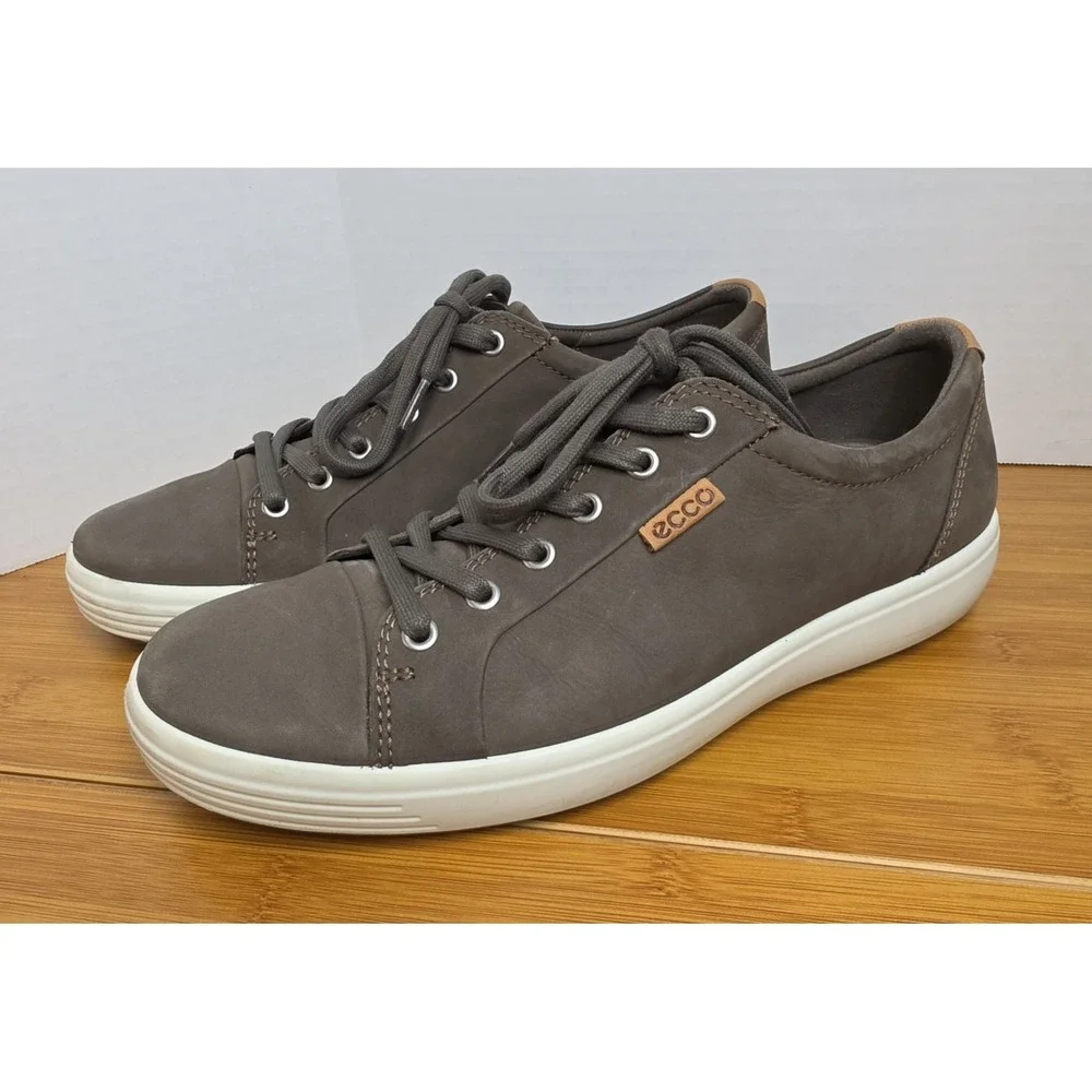 ECCO Men's Soft EU 43 9-9.5 Leather Sneaker